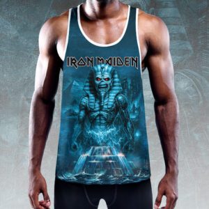 Alternative view of Iron Maiden Y-Back Muscle Tank Top MCT1027