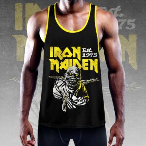 Alternative view of Iron Maiden Y-Back Muscle Tank Top MCT1030