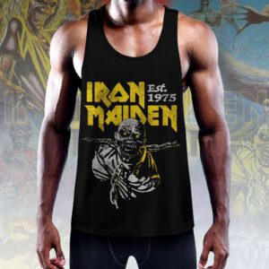 Alternative view of Iron Maiden Y-Back Muscle Tank Top MCT1031