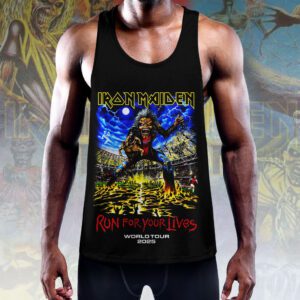Alternative view of Iron Maiden Y-Back Muscle Tank Top MCT1032