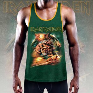 Alternative view of Iron Maiden Y-Back Muscle Tank Top MCT1033
