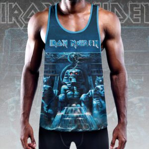 Alternative view of Iron Maiden Y-Back Muscle Tank Top MCT1037