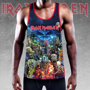 Alternative view of Iron Maiden Y-Back Muscle Tank Top MCT1044