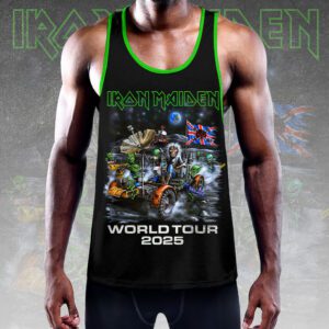 Alternative view of Iron Maiden Y-Back Muscle Tank Top MCT1047