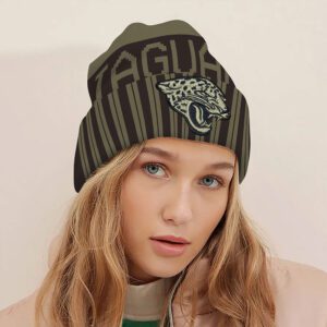 Alternative view of Jacksonville Jaguars 2025 Salute to Service Beanie Hat