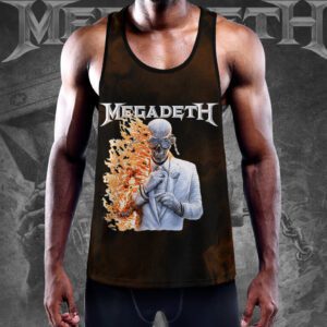 Alternative view of Megadeth Band Y-Back Muscle Tank Top MCT1045