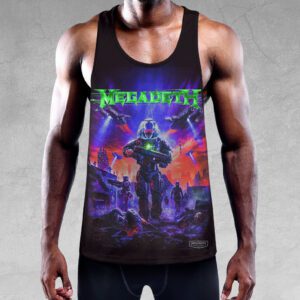 Alternative view of Megadeth Band Y-Back Muscle Tank Top MCT1048