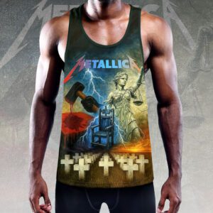 Alternative view of Metallica Y-Back Muscle Tank Top MCT1016