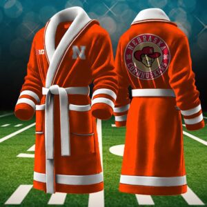 Nebraska Cornhuskers NCAA Personalized Fleece Bathrobe