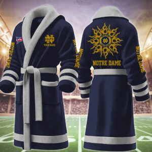 Notre Dame Fighting Irish NCAA Fleece Bathrobe