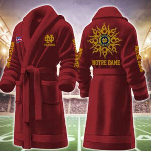 Notre Dame Fighting Irish NCAA Fleece Bathrobe