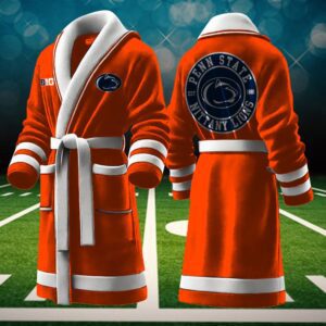 Penn State Nittany Lions NCAA Personalized Fleece Bathrobe