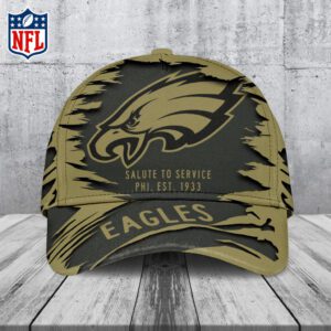 Alternative view of Philadelphia Eagles 2025 Salute to Service Classic Cap
