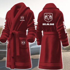 RAM Motocycles Personalized Fleece Bathrobe