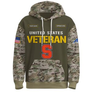 Alternative view of Syracuse Orange 2025 Salute To Service Unisex Performance Hoodie
