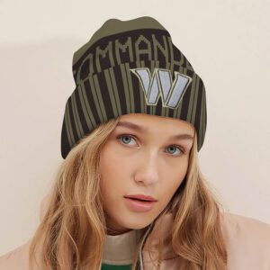 Alternative view of Washington Commanders 2025 Salute to Service Beanie Hat