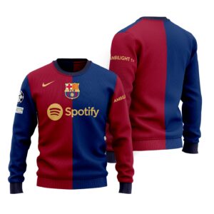 Barcelona Home Wool Sweater 24/25 Season SCC1306