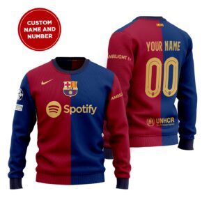 Barcelona Home Wool Sweater 24/25 Season SCC1311