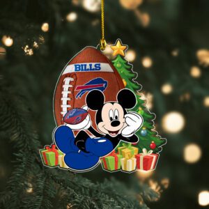 Buffalo Bills Merry Christmas Ornament 2025