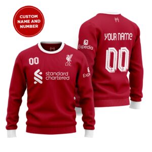 Liverpool Home Wool Sweater 23/24 Season SCC1436