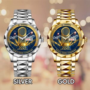 Alternative view of Los Angeles Dodgers World Series 2025 Alloy Luxury Quartz Watch CHAMP1002