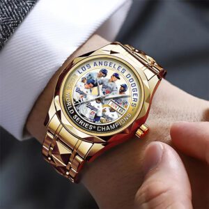 Alternative view of Los Angeles Dodgers World Series 2025 Alloy Luxury Quartz Watch GIFT1028