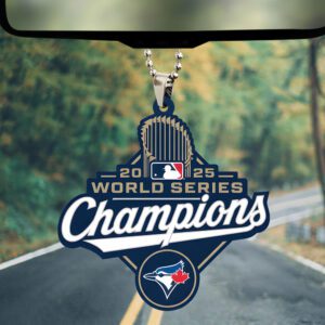 Alternative view of Toronto Blue Jays Custom shape 2-sided Acrylic Car Ornament  TRT1013