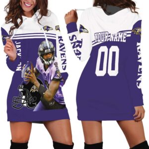 Lamar Jackson Baltimore Ravens 8 Legend 3D Personalized Hoodie Dress HD3597