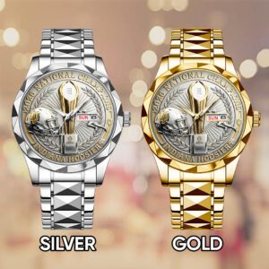 Alternative view of Indiana Hoosiers Football 2025 National Champions Alloy Luxury Quartz Watch CHAMP20267