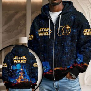 Star Wars 50th Anniversary 3D Unisex Waffle Hoodie UWH1047