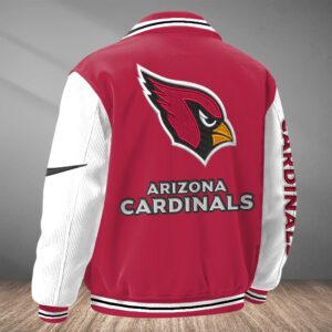 Alternative view of Arizona Cardinals Classic Varsity Bomber Jacket CBB3689