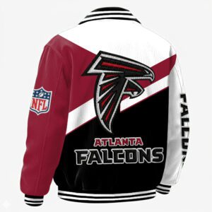 Alternative view of Atlanta Falcons Classic Varsity Bomber Jacket CBB3622