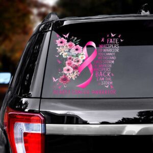 Alternative view of Breast Cancer Awareness Car Sticker CTK1118