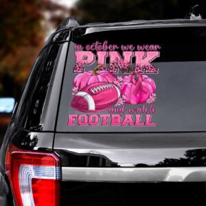 Alternative view of Breast Cancer Awareness Car Sticker CTK1119