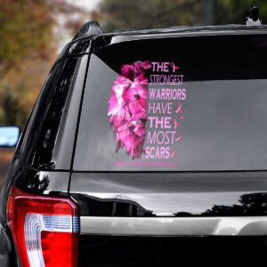 Alternative view of Breast Cancer Awareness Car Sticker CTK1120