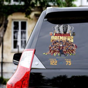 Brisbane Lions Premiers 2025 3D Car Sticker CTK1057
