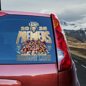 Brisbane Lions Premiers 2025 3D Car Sticker CTK1059