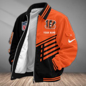 Cincinnati Bengals Classic Varsity Bomber Jacket CBB3583