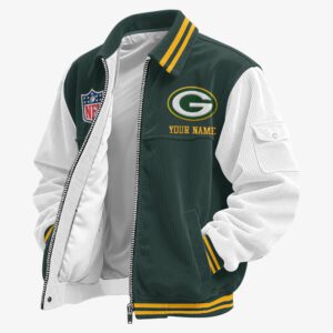 Green Bay Packers Classic Varsity Bomber Jacket CBB3644