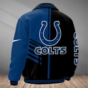 Alternative view of Indianapolis Colts Classic Varsity Bomber Jacket CBB3575