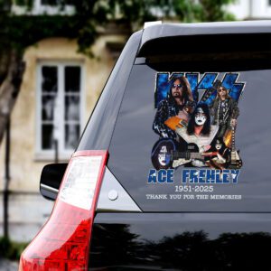 KISS x Ace Frehley 3D Car Sticker CTK1031