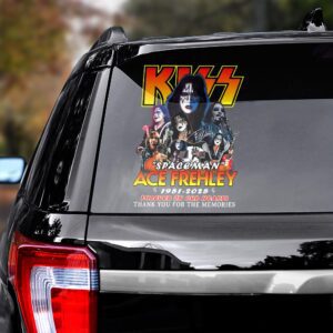 Alternative view of Kiss x Ace Frehley 3D Car Sticker CTK1036