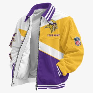 Minnesota Vikings Classic Varsity Bomber Jacket CBB3604