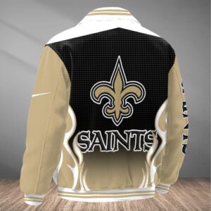 Alternative view of New Orleans Saints Classic Varsity Bomber Jacket CBB3599