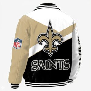 Alternative view of New Orleans Saints Classic Varsity Bomber Jacket CBB3602