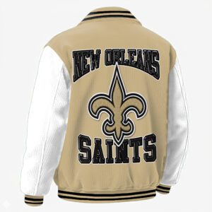 Alternative view of New Orleans Saints Classic Varsity Bomber Jacket CBB3632
