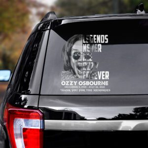 Alternative view of Ozzy Osbourne Car Sticker CTK1094