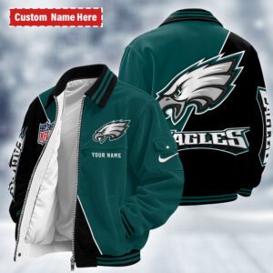 Philadelphia Eagles Classic Varsity Bomber Jacket CBB3190