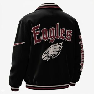 Alternative view of Philadelphia Eagles Classic Varsity Bomber Jacket CBB3303