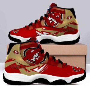 San Francisco 49Ers Big Logo NFL Personalized JD11 Sneaker Basketball Shoes